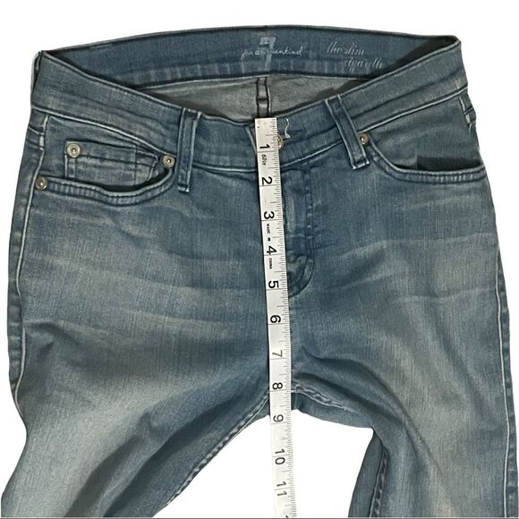 7 For All Mankind The Slim Cigarette Jeans Sz 26 - Picture 8 of 13